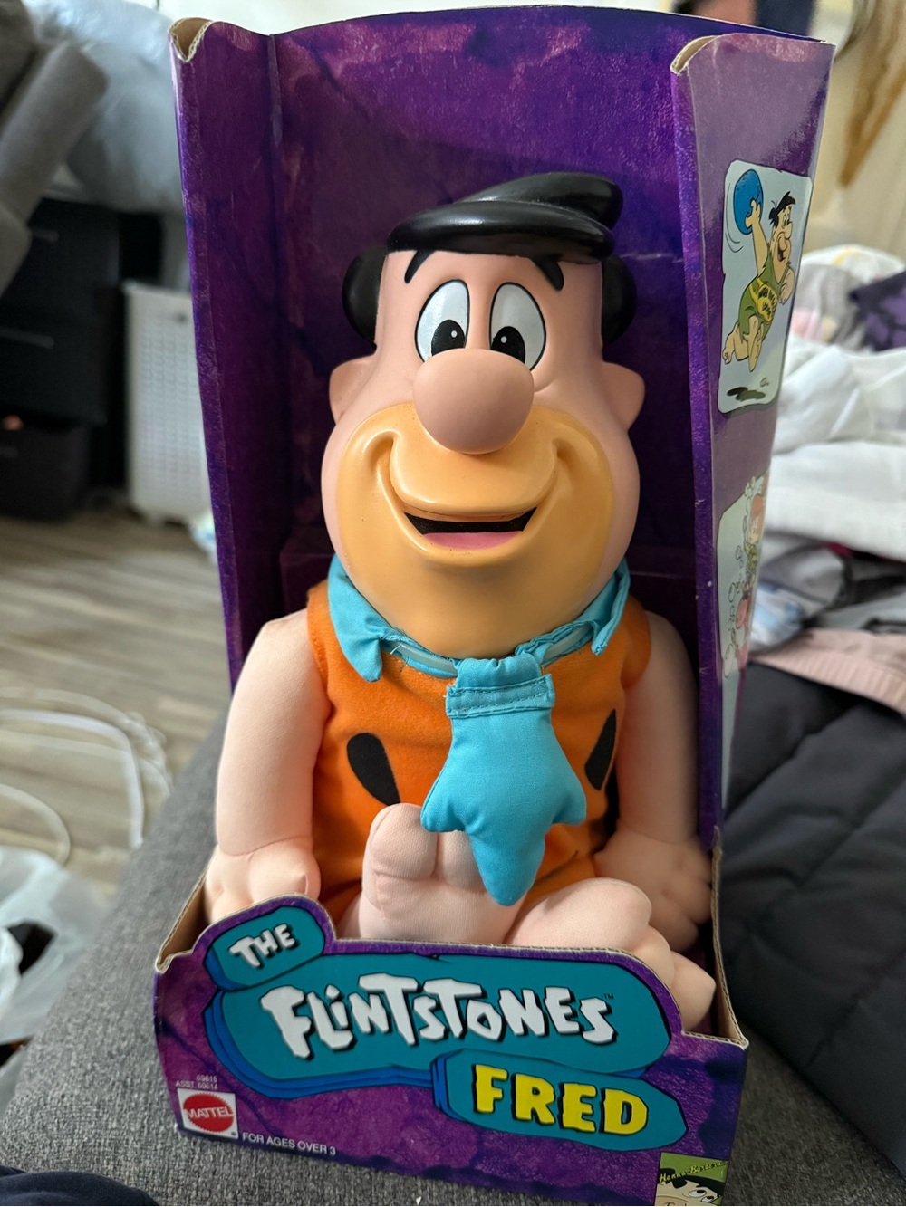 Vintage 1993 Mattel
Flintstones Fred Plush Doll in Original Box - 13" Plush B4